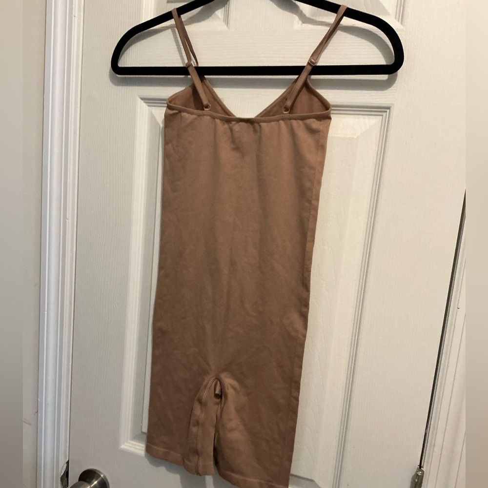 Tan Spaghetti Strap bodysuit - Picture 7 of 7